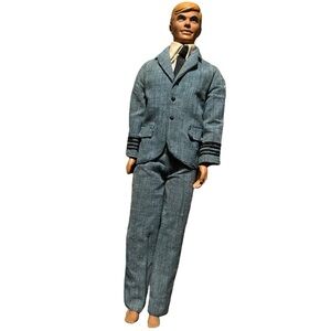 Vintage Ken Brad Pilot Uniform Mattel 1971 #7707 Barbie